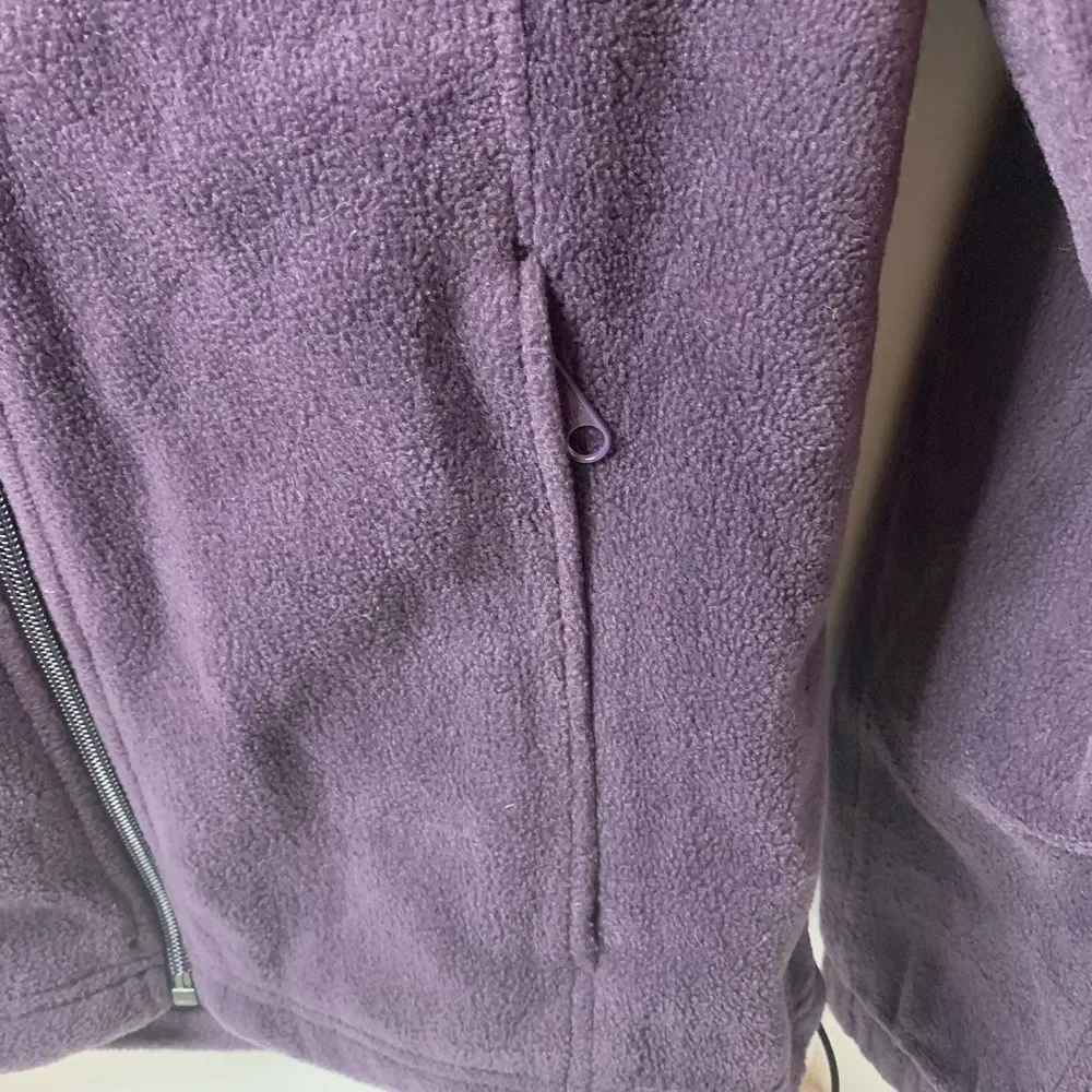 Columbia Women’s Zip up Jacket Eggplant Size Medium - Picture 4 of 5